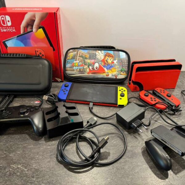 Nintendo Switch OLED – Édition Super Mario (Rouge)