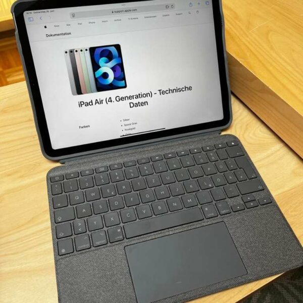 iPad Air 4 (10,9") – Wi-Fi – 64 Go / 256 Go + Accessoires Offerts (Clavier, Stylet, Coque)