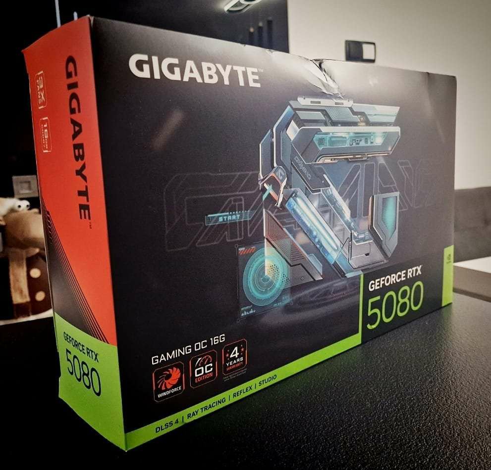 Gigabyte GeForce RTX 5080 – Carte Graphique Gaming Ultra-Puissante (Neuve)