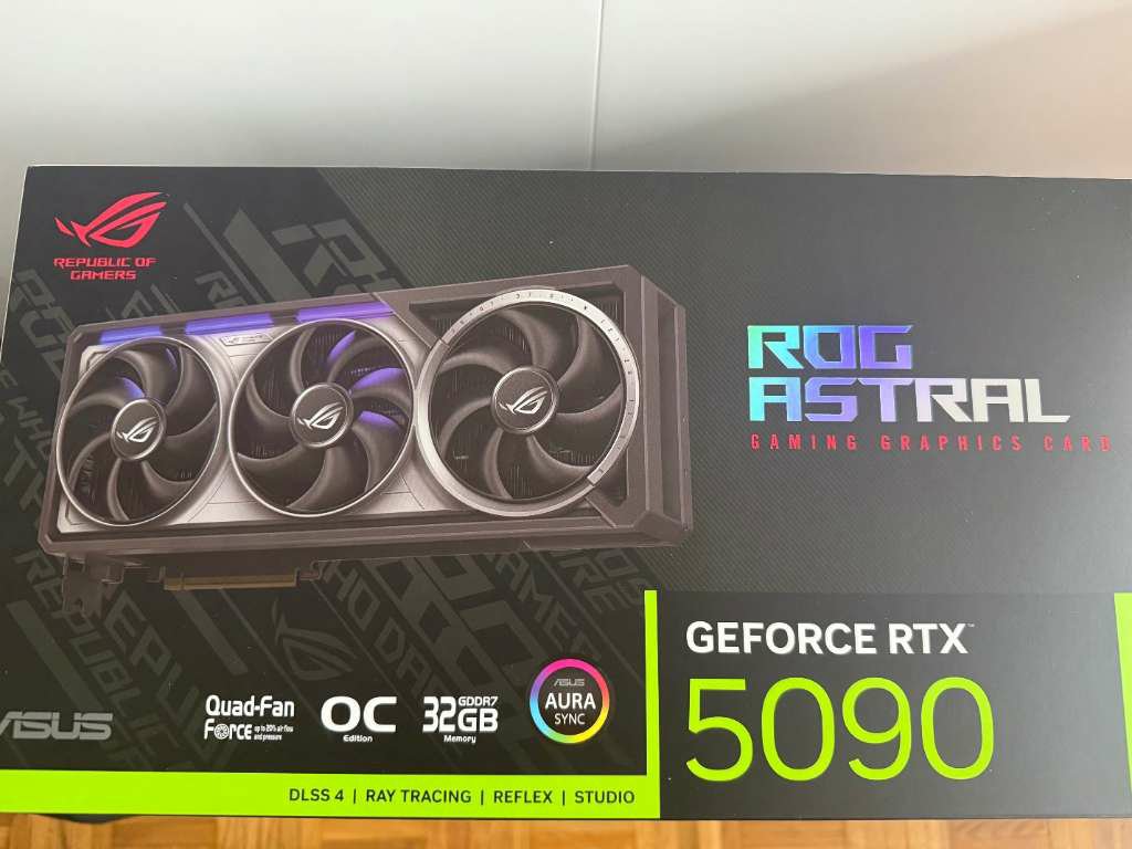 ASUS ROG Astral GeForce RTX 5090 OC – Carte Graphique Gaming Ultra Haut de Gamme